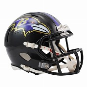 オーダー］リデル NFL レプリカヘルメット（1/1サイズ） レイブンズ 